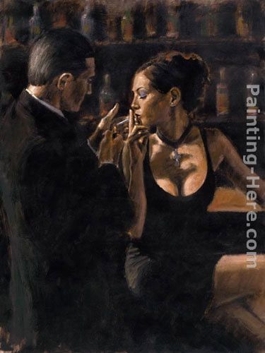 when the story begins painting - Fabian Perez when the story begins art painting